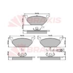Audi A3 Ön Fren Balatası – Typ8L 1996-2003 VAG Yedek Parça