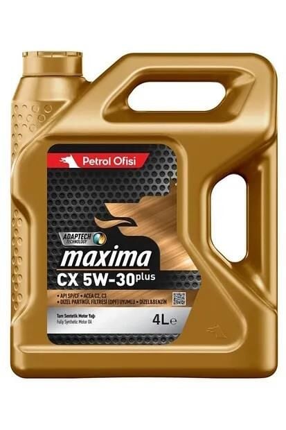 petrol-ofisi-maxima-cx-5w-30-4-litre-partikullu-motor-yagi_6ab03dfaae9ec.jpeg Petrol Ofisi Maxima CX 5W-30 - 4 Litre Partiküllü Motor Yağı - Görsel 1