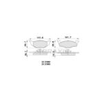 Seat Toledo Ön Fren Balatası – 1991-1999 VAG Yedek Parça
